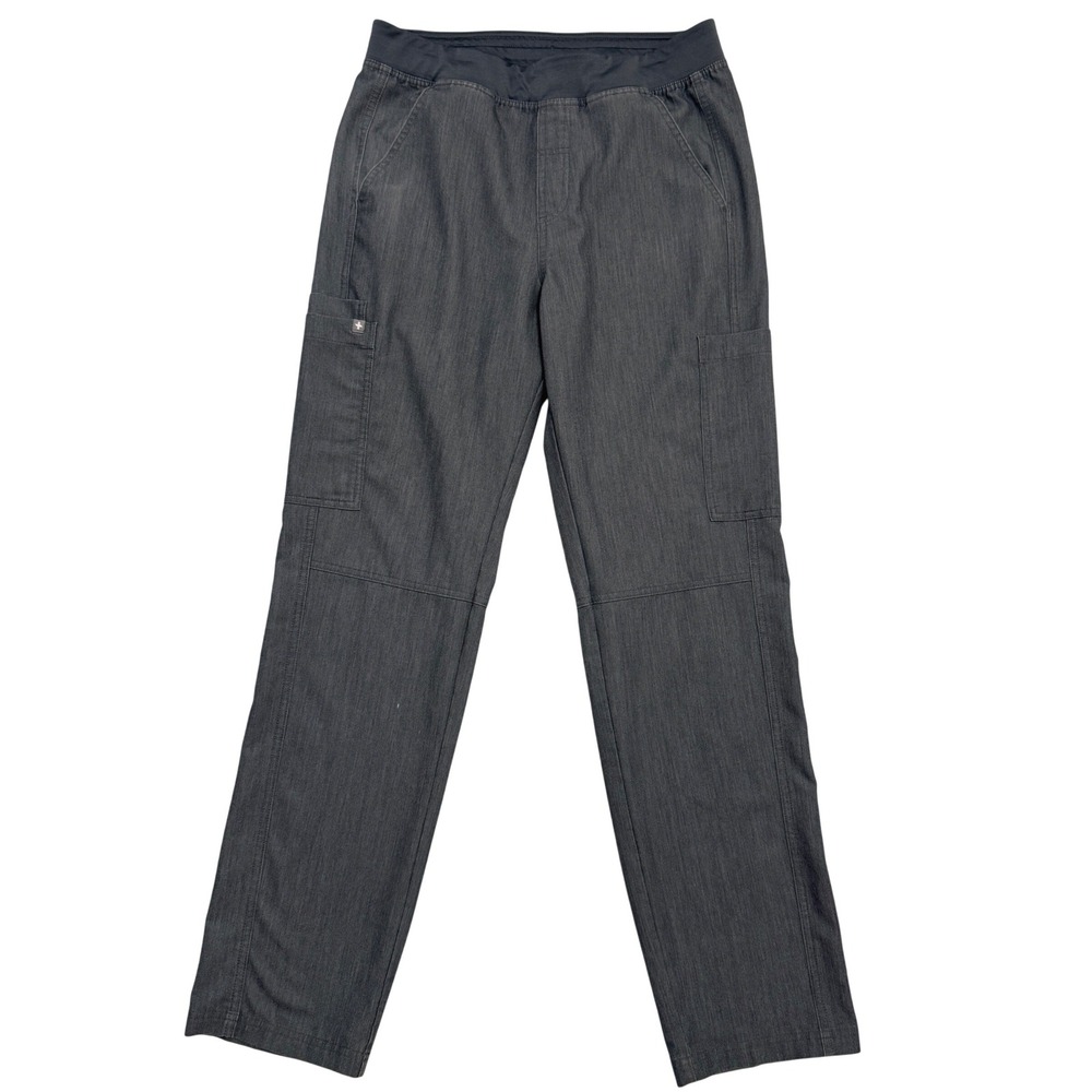 Figs Axim Technical Collection Scrub Pants Mens M Graphite Gray Cargo T2001